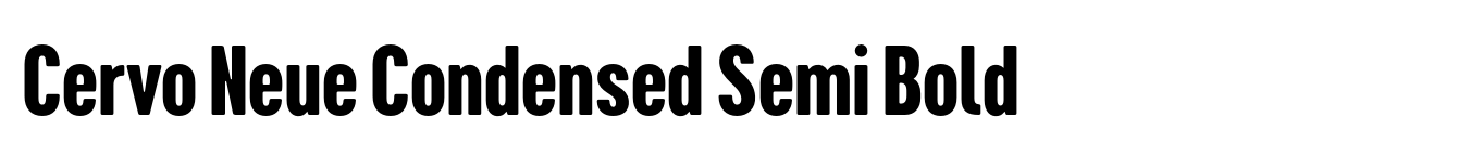 Cervo Neue Condensed Semi Bold image